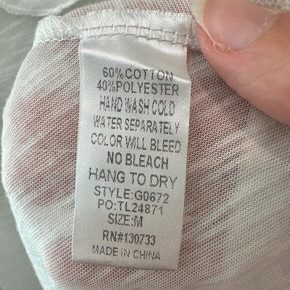 UMGEE | White Lace Trim Tunic Top Romantic Boho Style | Size Medium - Picture 7 of 7